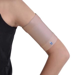 Armband to hold your CGM Guardian Enlite, Freestyle Libre, Medtrum, Dexcom, Sibionics and most insulin patch pump Dia-Band Ginger Spice