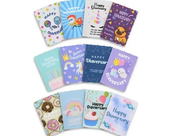 Diaversary Greeting Cards - Kaio-Canva Cards