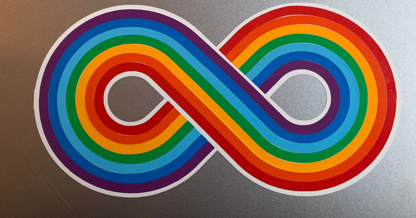 Autistic autism Pride Rainbow Infinity Decal - Etsy