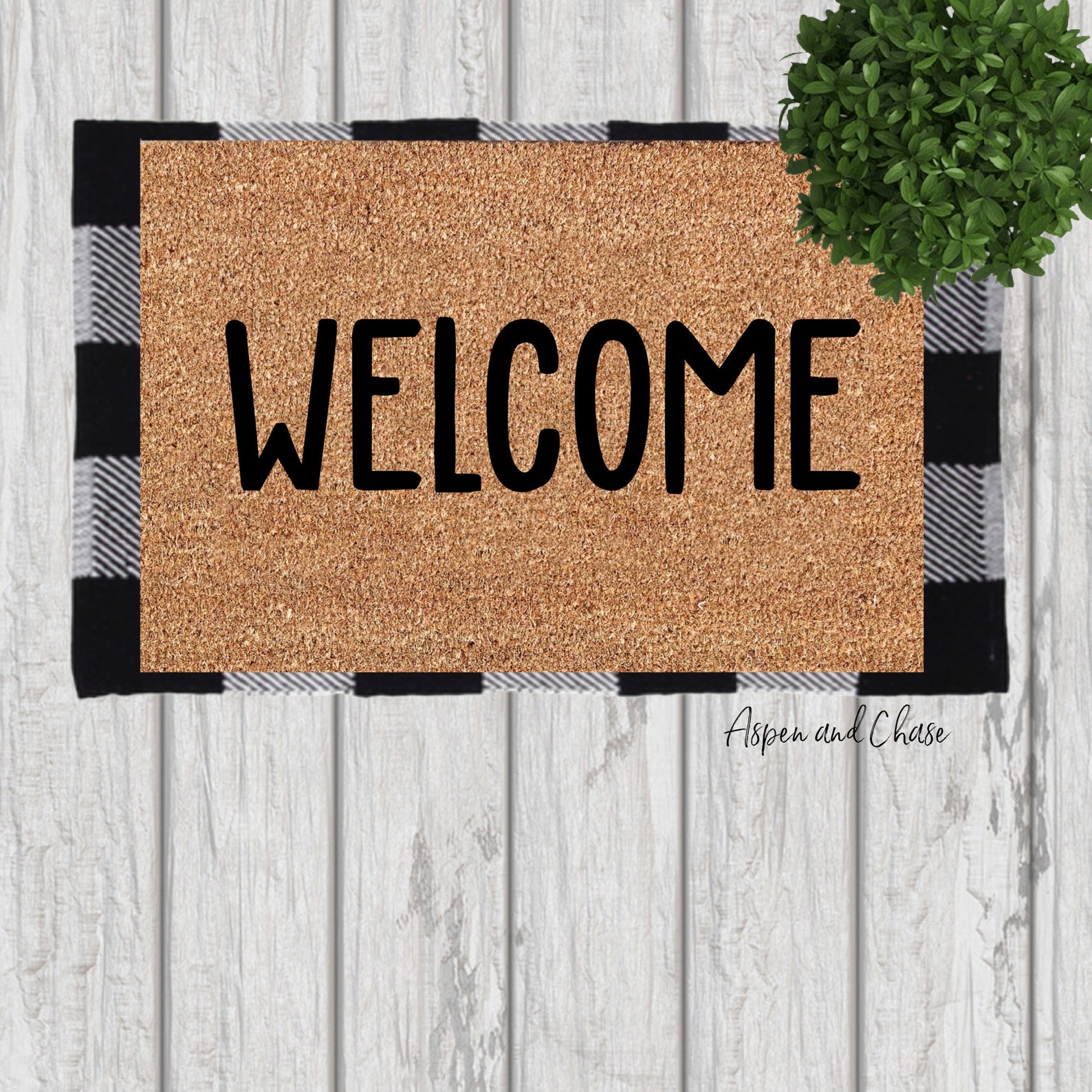 Personalized doormat Doormat Etsy