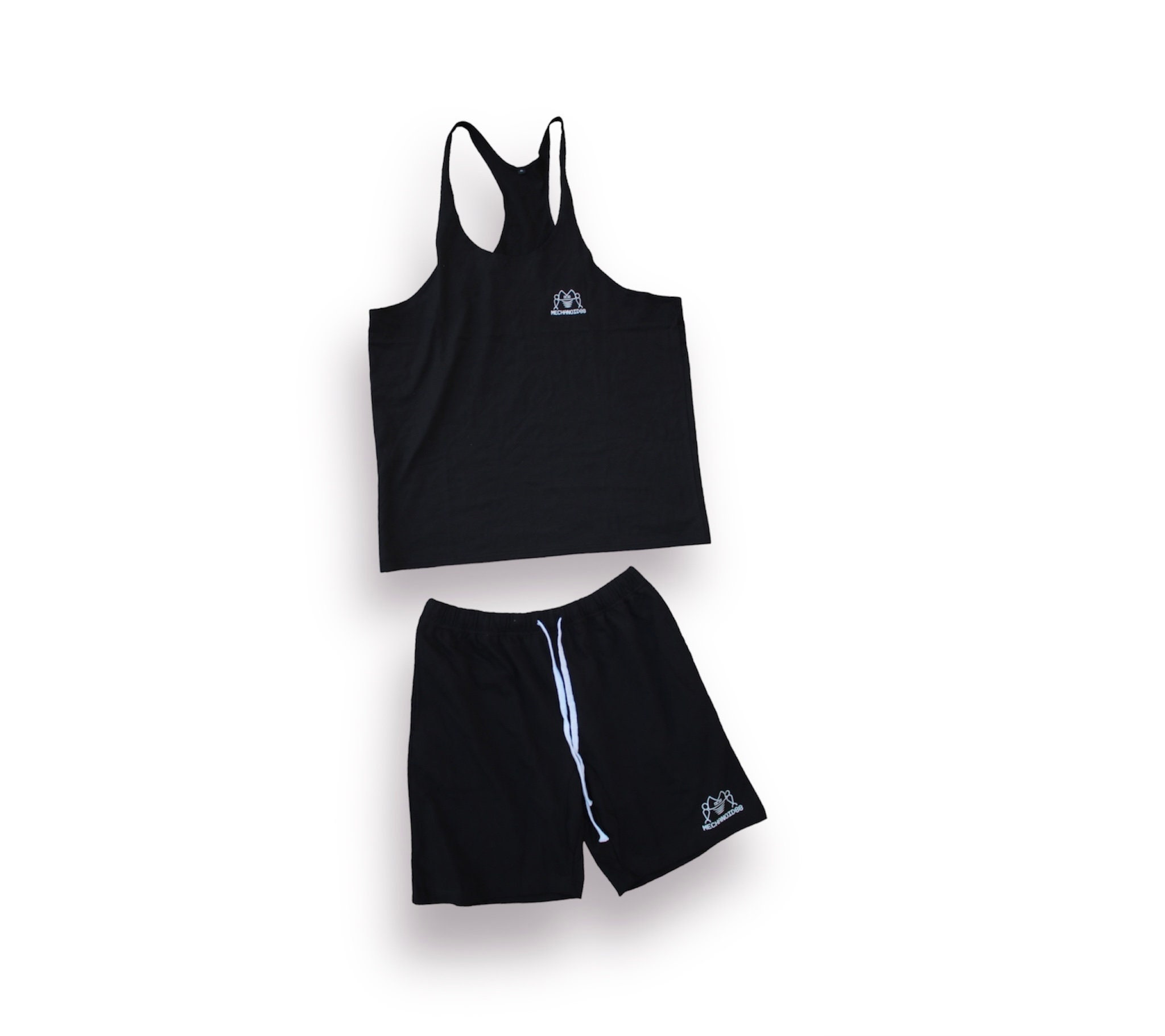 Men's Gym Stringer & Shorts Set - M88