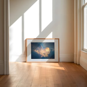 Fantasy Dragon Print -  &quot;Dragon in flight&quot; - Bookish decor | Fantasy Art |  Dragon Poster - Landscape
