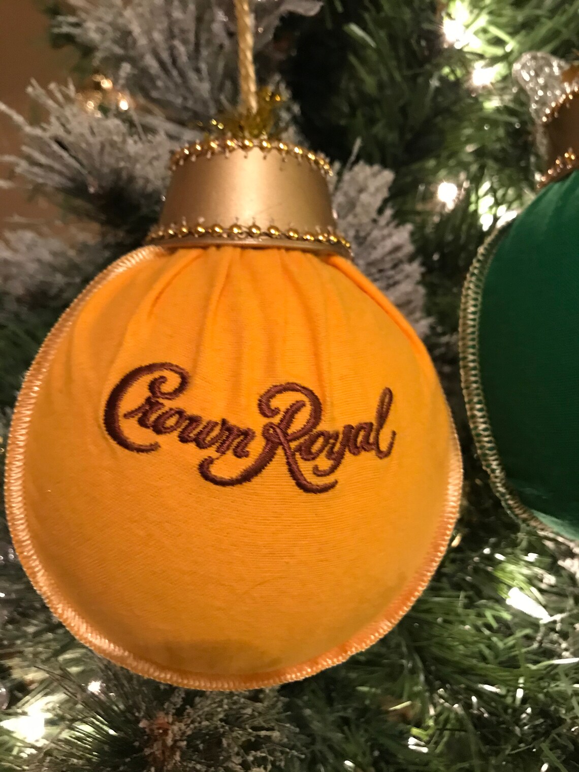 Crown Royal Christmas Ornament Home or Bar Decor Holiday Gift Etsy
