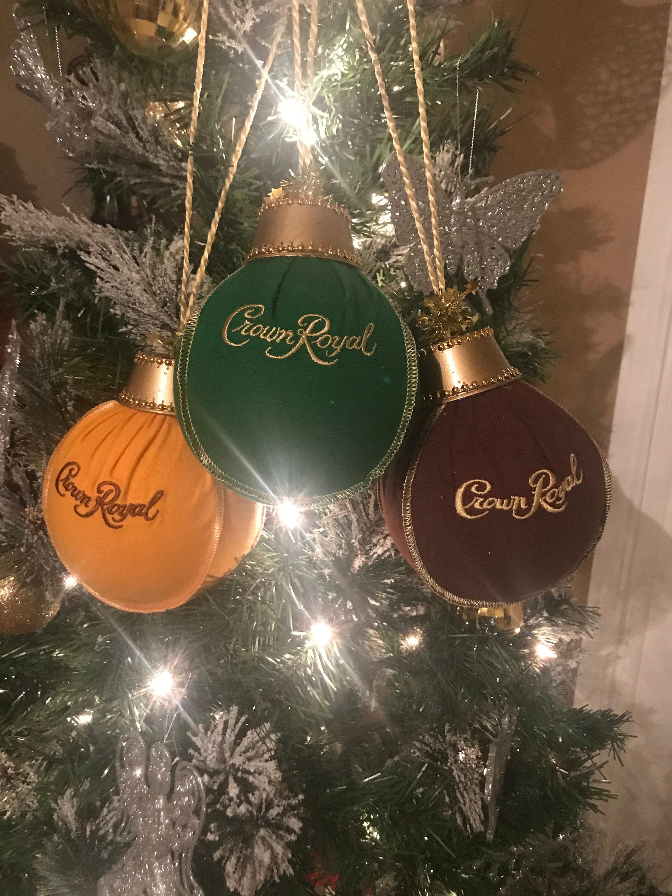 Crown Royal Christmas Ornament Home or Bar Decor Holiday Gift Etsy