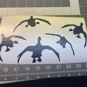 duck hunting waterfowl vinyl decal car