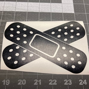 car bandages vinyl decal