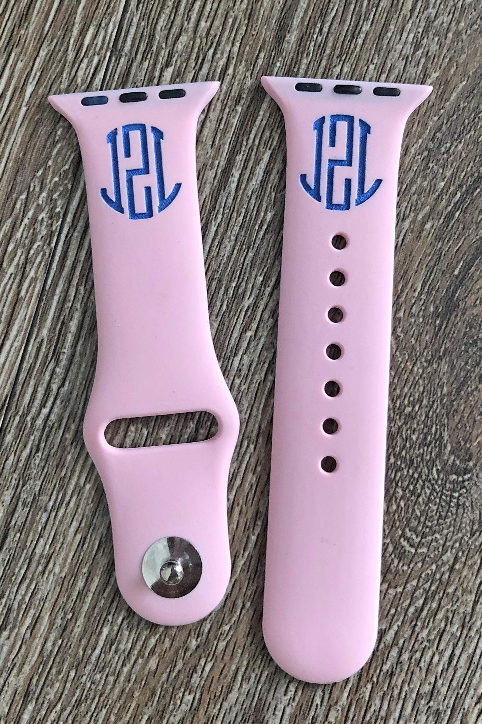 Personalized Silicone Watch Band Compatible with Apple Etsy