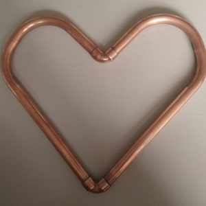 copper pipe heart