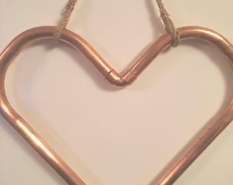 copper pipe heart