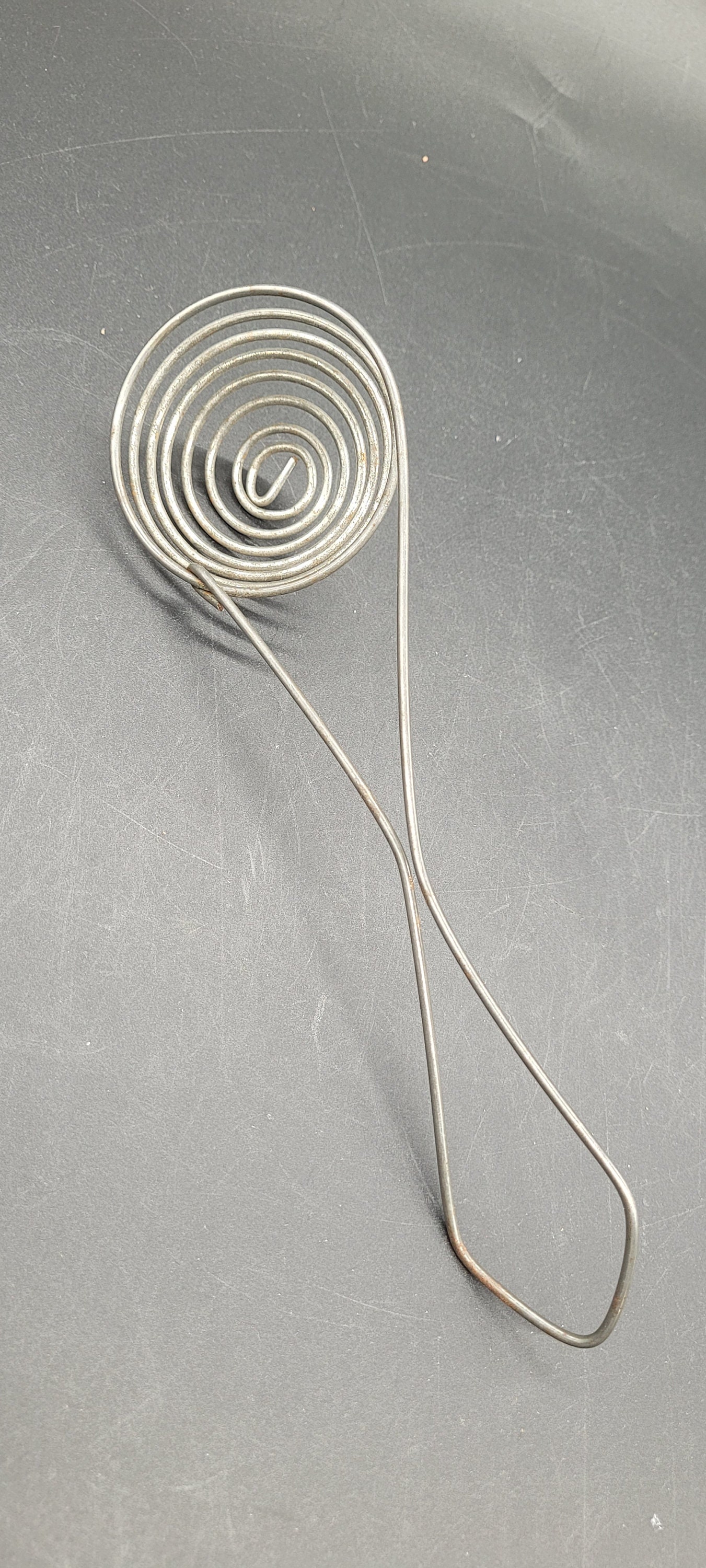 Vintage Utensil Spiral Wire Metal Egg Separator Whisk Strainer 9