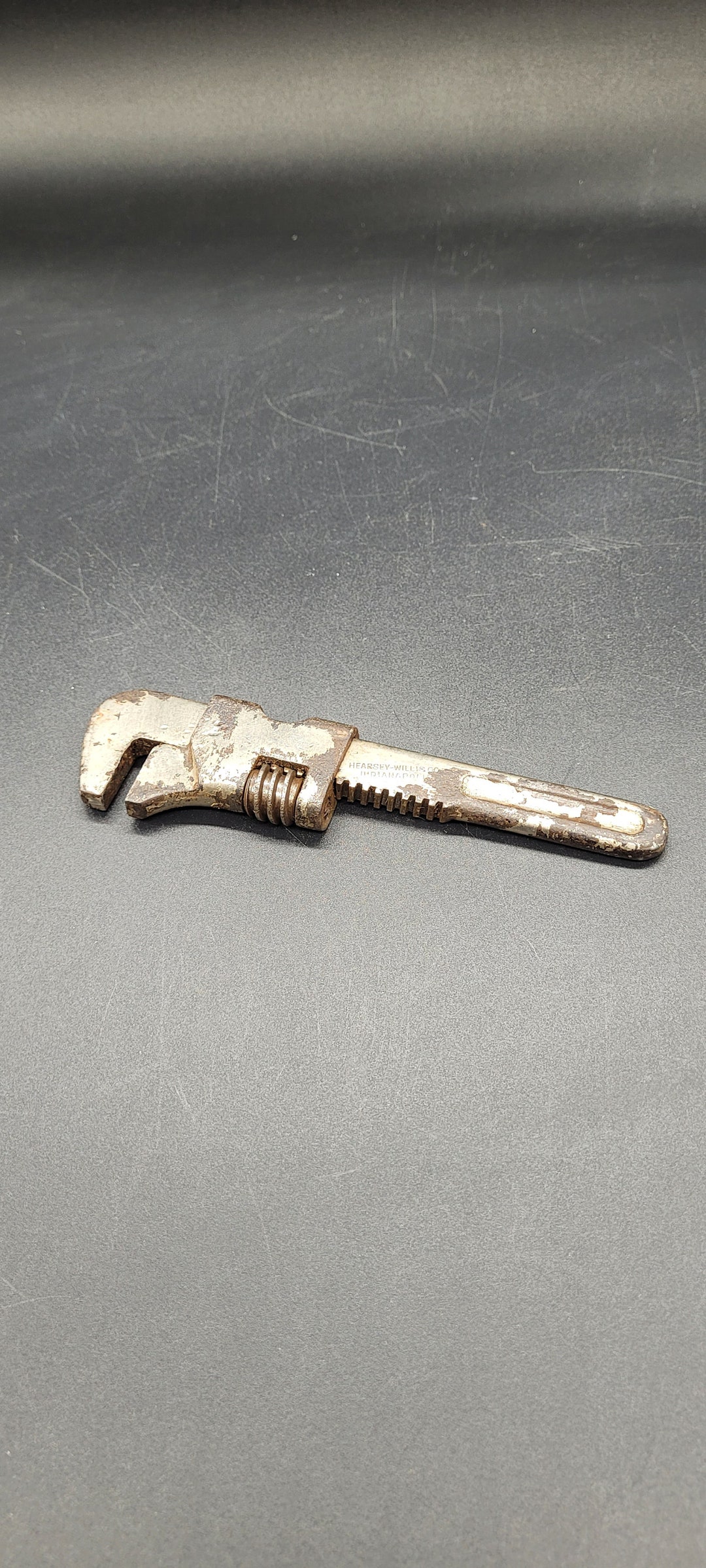 Decorative Wrenches Reference: Vintage Hearsey Willis Co Adjustable Wrench Steampunk Decor Vintage