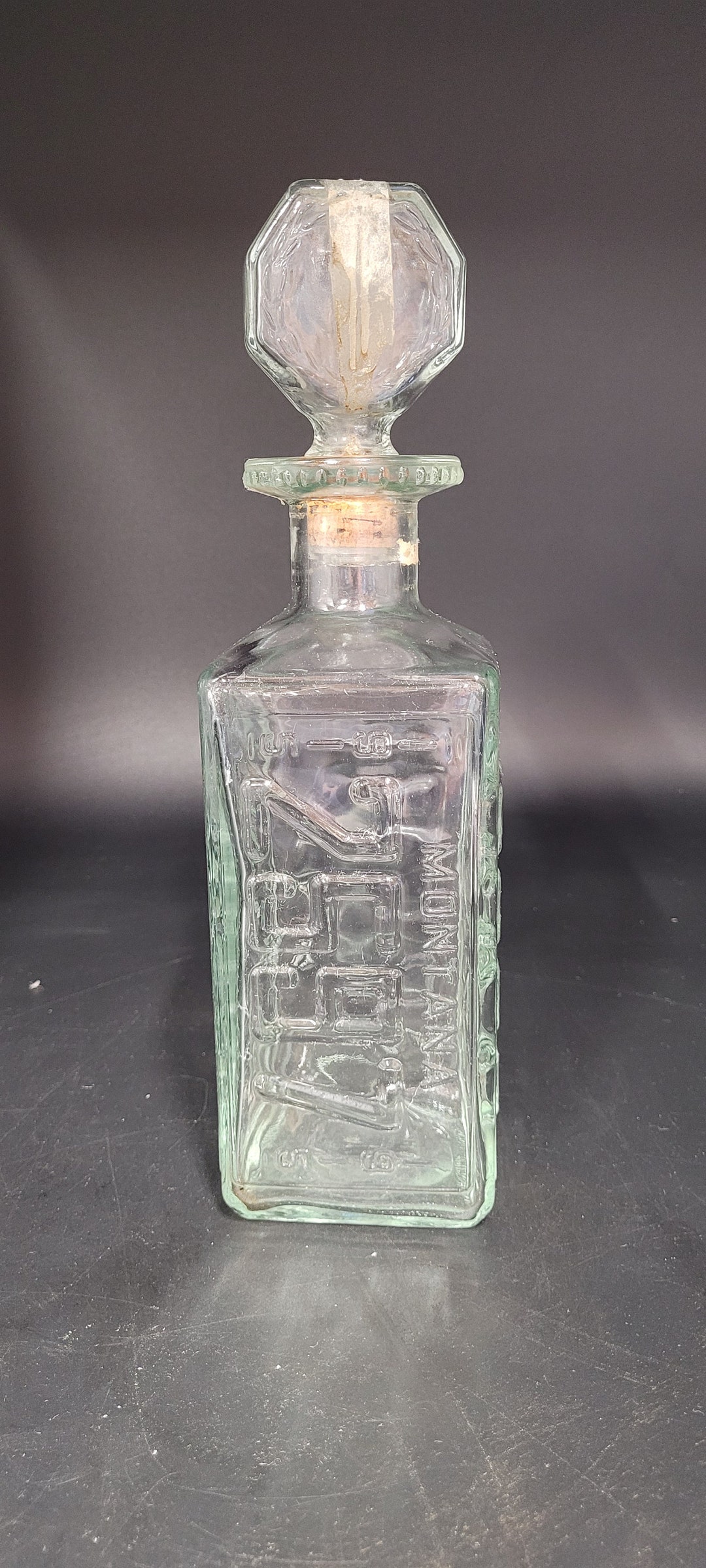 Vintage Walkers Deluxe Bourbon License Plate Decantur Etsy