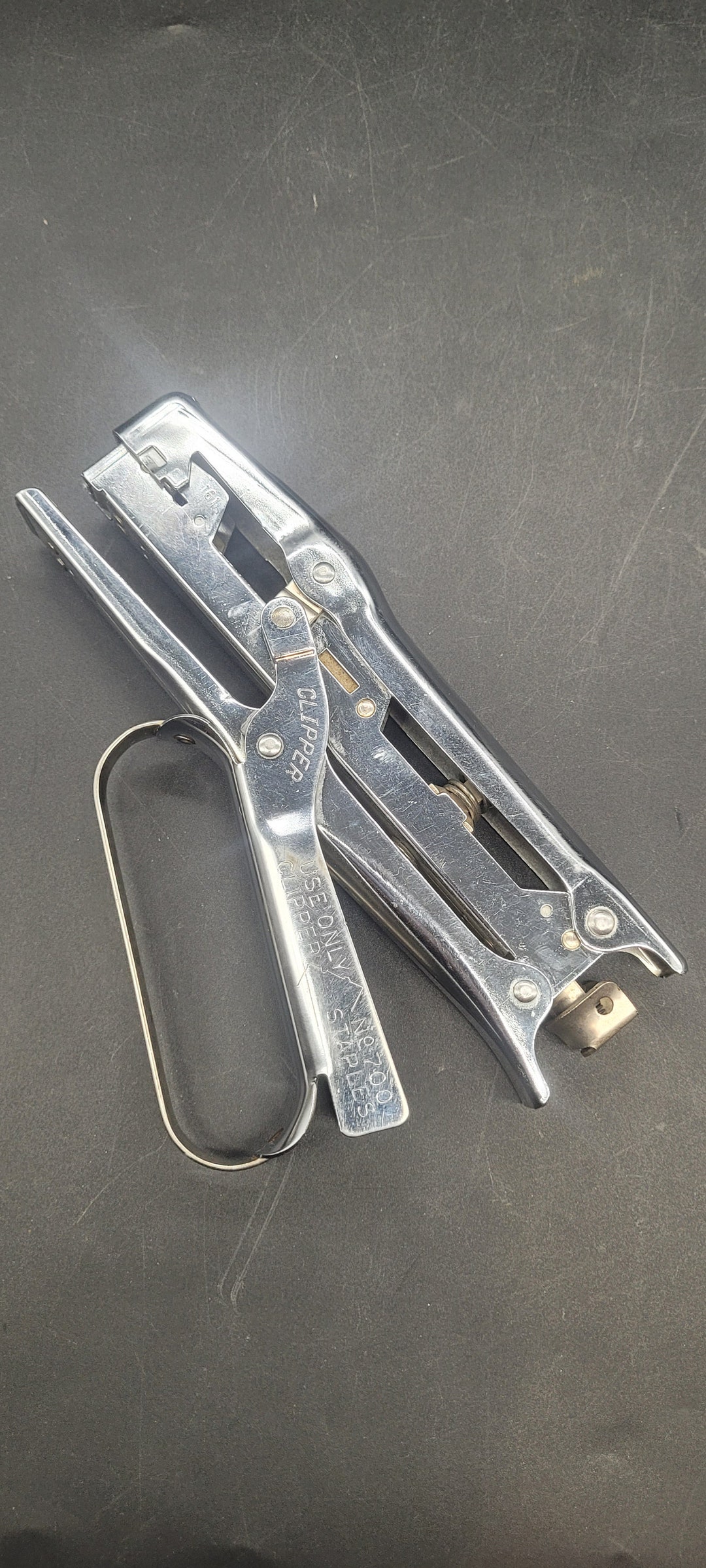 Vintage Ace Clipper 702 Chrome Stapler, Vintage Office Supplies - Etsy