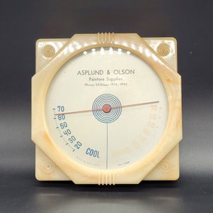 Vintage Art Deco Bakelite Thermometer