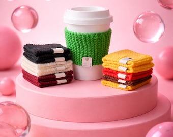 Knit Coffee Cup Sleeve