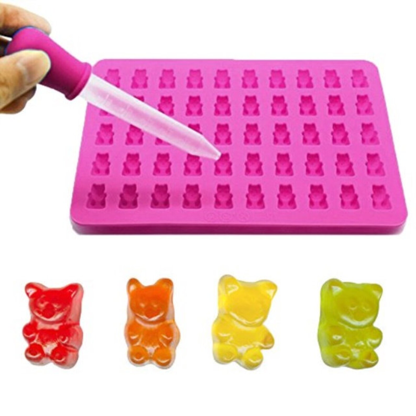 Gummy Bear Silicone Moulds Lollie Mould Candy Mould Etsy