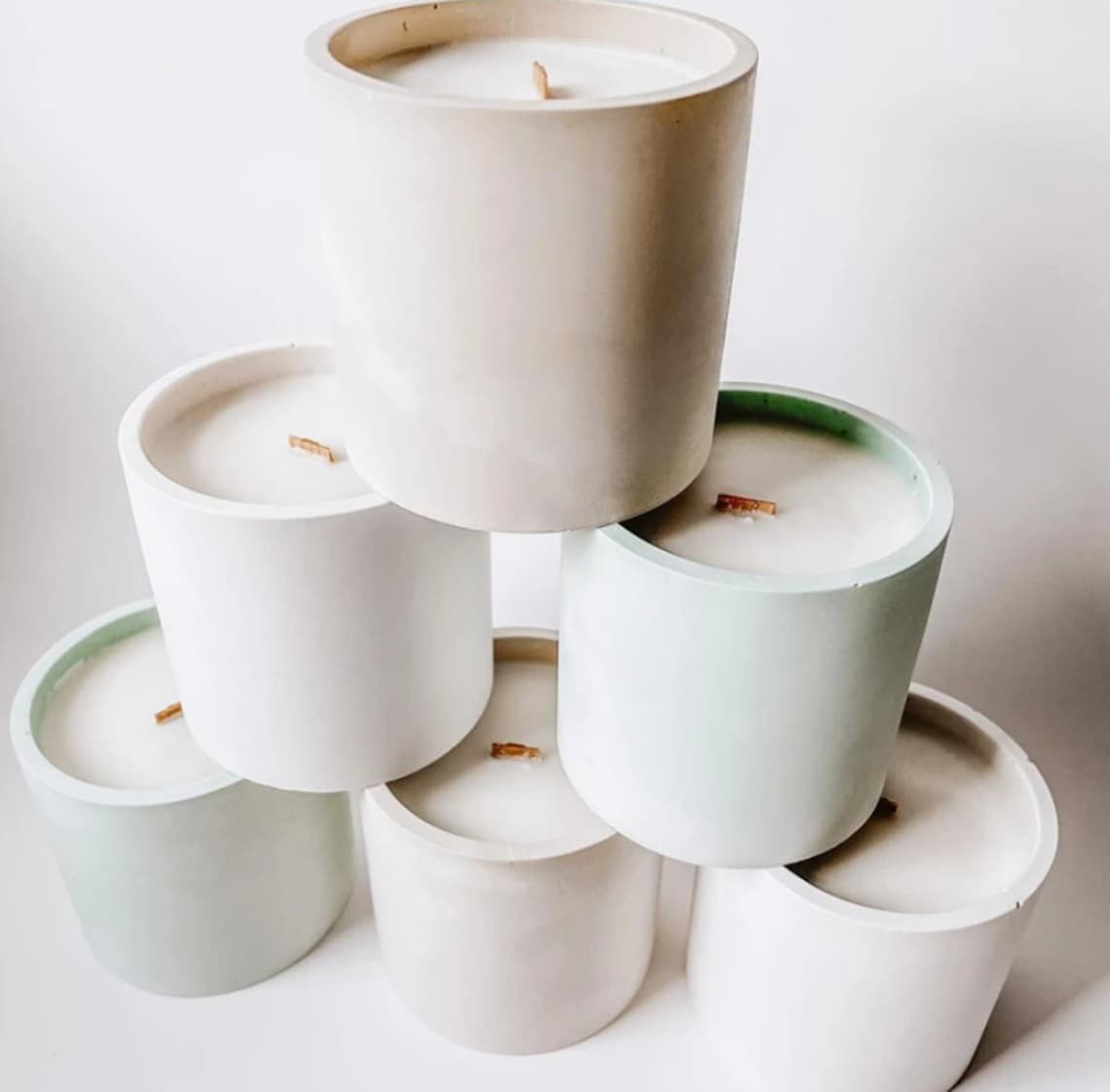 Concrete Candle Jar Resin Terazzo Concrete Tray Mold Etsy