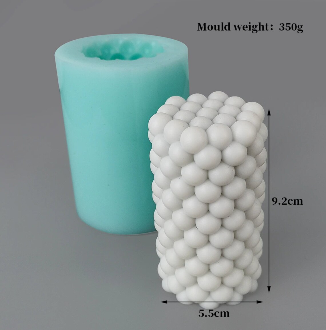 Bubble Pillar Candle Mold Jesmonite Mould Candy Mould Etsy