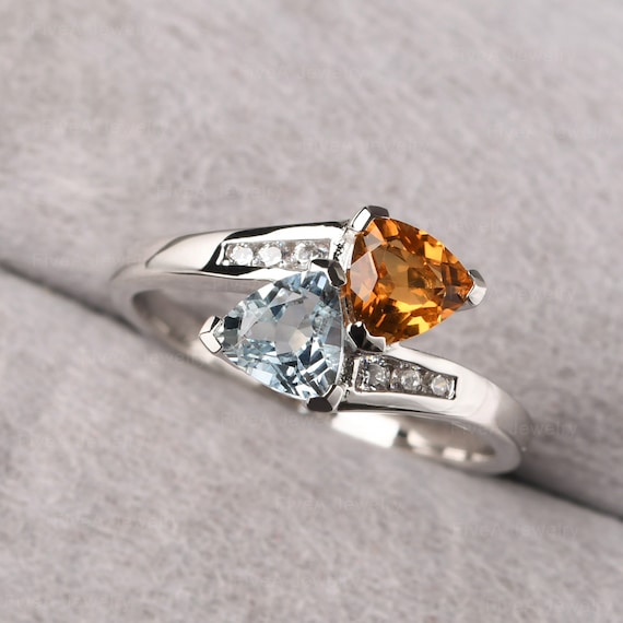 Citrine on sale mothers ring