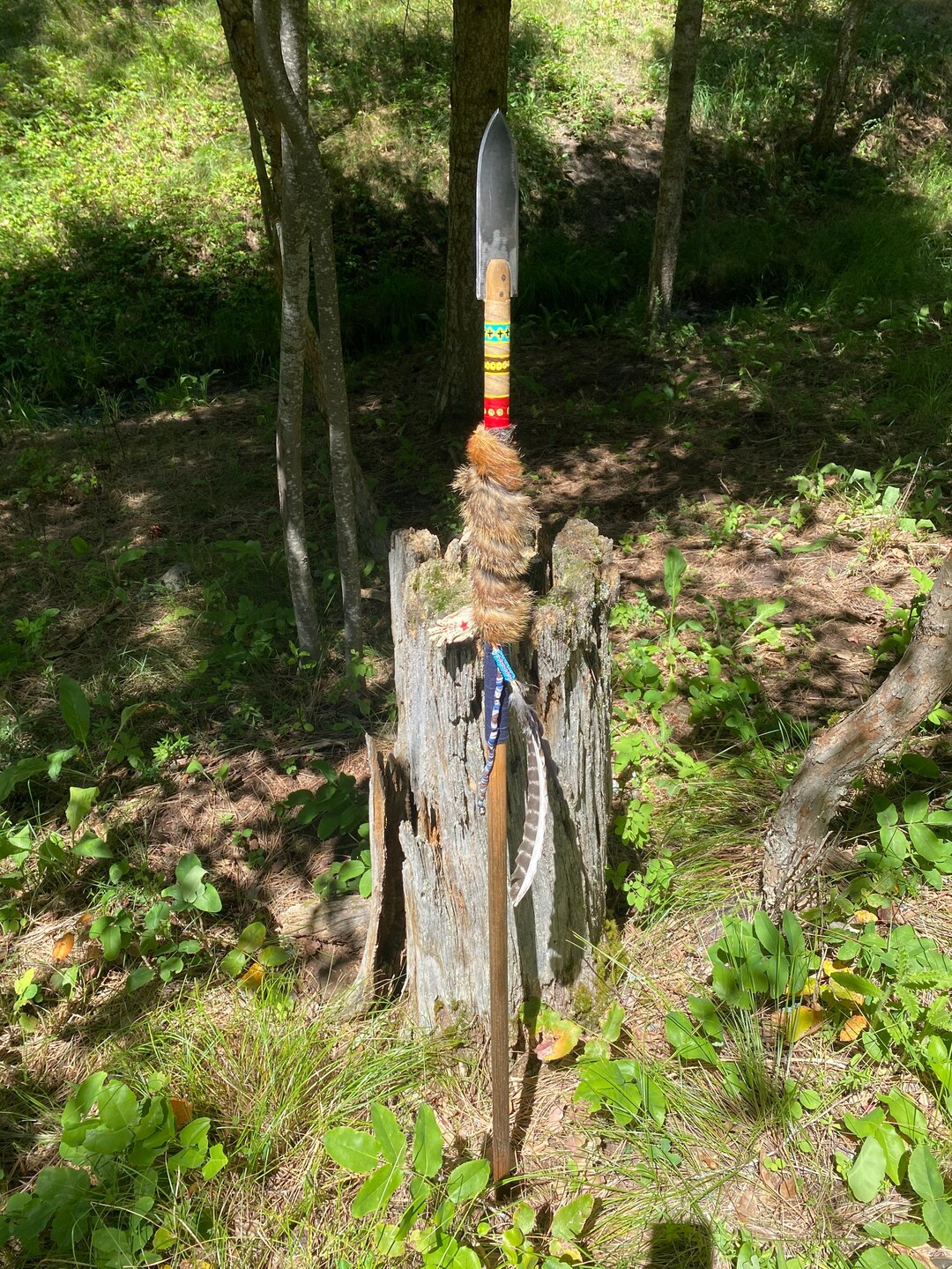 Handmade Primitive Spear Etsy