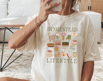 Comfort Colors Homestead Lifestyle Tee, Farmhouse Gardeners Clothing