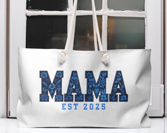 Sac fourre-tout blanc oversize Mama Est, sac d'hôpital