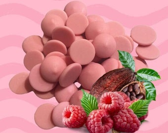 Callets al cioccolato Ruby perfetti per cuocere torte, biscotti, torte, yogurt e cereali, salse al cioccolato, dessert