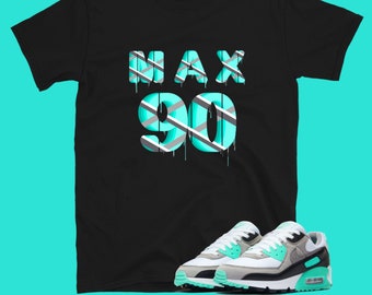 Air Max 90 Hyper Turquoise Short-Sleeve Unisex T-Shirt match AIR MAX 90 SHIRT