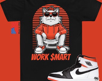 jordan 1 electro orange t shirt