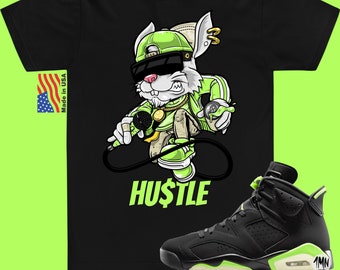 retro 6 electric green outfit