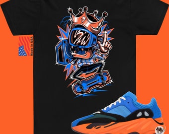 Camiseta Yeezy 700 Bright Blue Match "SUPERSTAR"