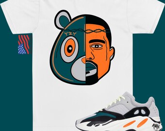 Yeezy Baseball Shirt サンプル YZY FACES Shirt Matching Yeezy Boost 700 Wave Runner Adidas