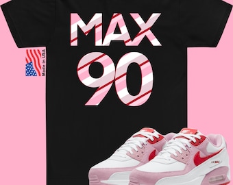 Nike Air Max 90 Valentines Day T-Shirt, Air Max 90 Valentines Day Match Shirt, Max 90 Valentines Day Shirt