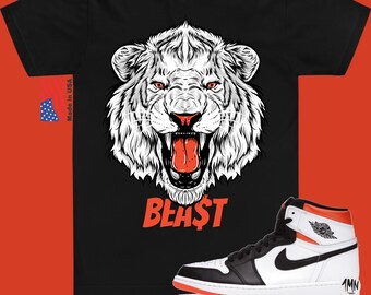 jordan 1 electro orange t shirt