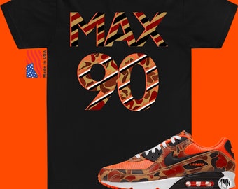 Nike Air Max 90 Duck Camo Orange T-Shirt Air Max 90 Duck Camo Orange Shirt