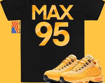 Nike Air Max 95 NYC Taxi T-Shirt, Air Max 95 NYC Taxi Match Shirt, Max 95 NYC Taxi Shirt