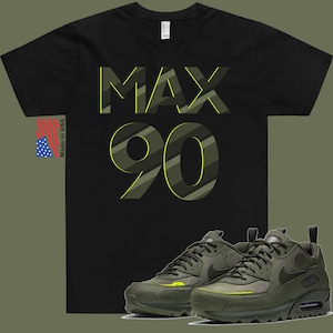 Nike Air Max 90 Surplus Cargo Khaki T-Shirt, Air Max 90 Surplus Cargo Khaki Match Shirt, Max 90 Khaki Shirt