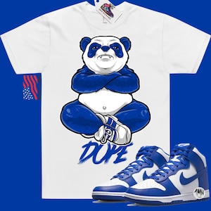 Nike Dunk High Game Royal-tröja, Dunk Game Royal-tröja, Game Royal-matchtröja "DOPE PANDA"