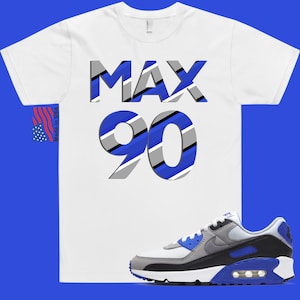 T-shirt Nike Air Max 90 Recraft Royal, chemise Air Max 90 Recraft Royal Match, chemise Max 90 Recraft Royal