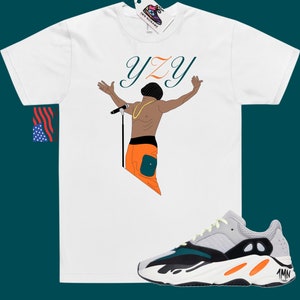 KANYE WEST YZY Shirt Matching Yeezy Boost 700 Wave Runner Adidas Yeezy 700 Shirt