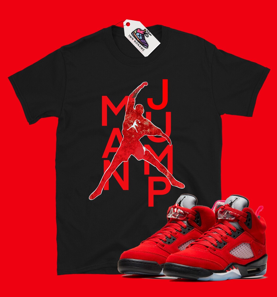 shirts to go with jordan 5 raging bull