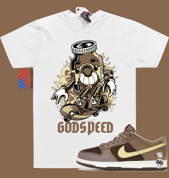Nike Dunk Low SP UNDEFEATED Canteen Shirt, Dunk Undefeated Match