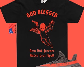 Yeezy 350 Beluga Reflective Match Shirt God Blessed