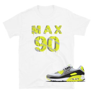Air Max 90 OG Volt Yellow Short-Sleeve Unisex T-Shirt