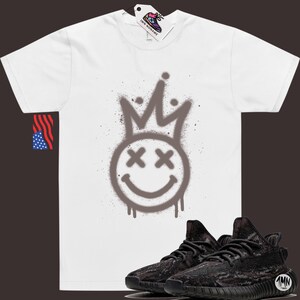 Yeezy 350 MX Rock Match Skjorta Smiley bild 2
