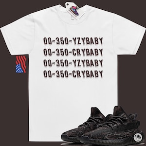 Yeezy 350 MX Rock Match Shirt Cry Baby