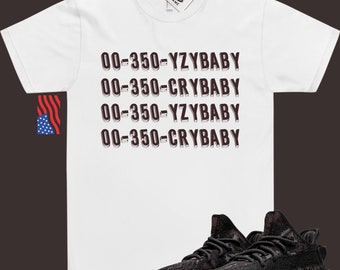 Yeezy 350 MX Rock Match Shirt Cry Baby