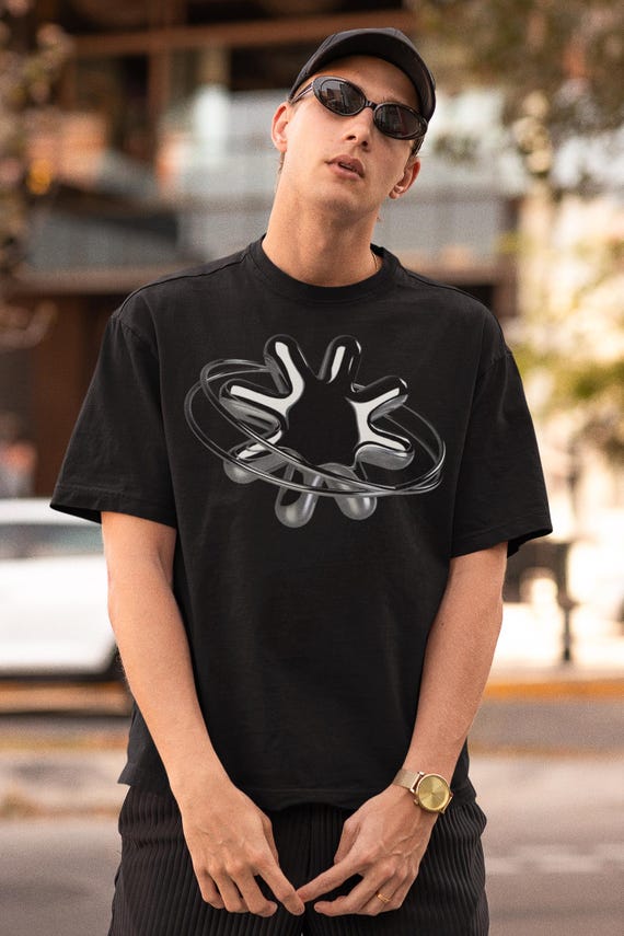 Y2K Chrome Element T-shirt, Shirts That Go Hard, Y2K Shirt, Gifts