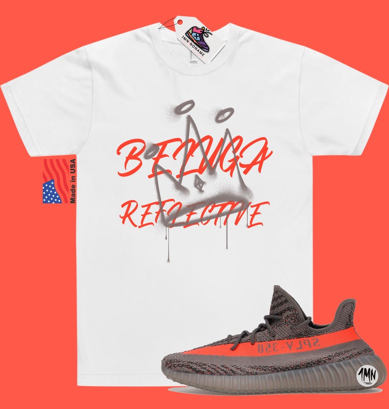 Yeezy 350 Beluga Reflekterande Matchtröja Krona bild 1