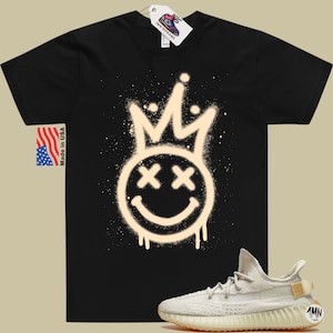 Yeezy 350 Light Match Shirt Smiley